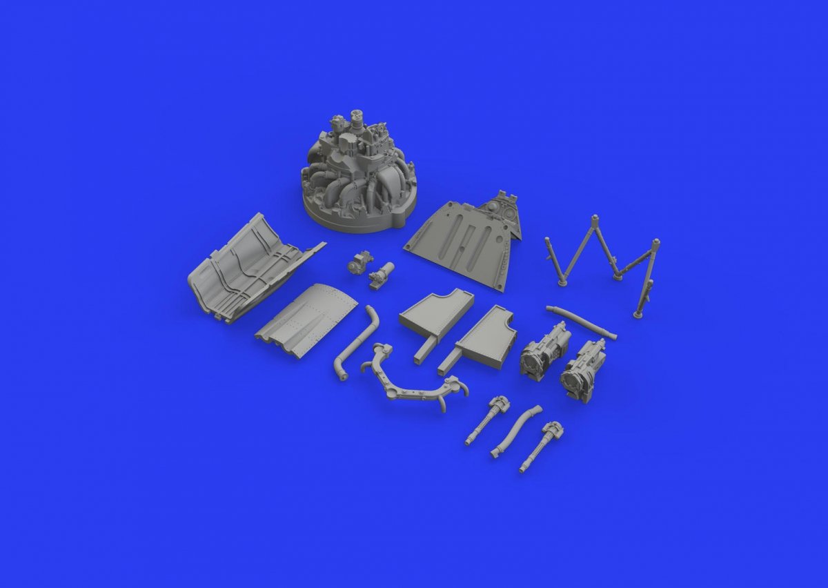 Eduard 648462 Fw 190A-8 fuselage guns 1/48 EDUARD – immagine 3