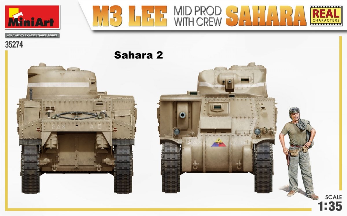 MiniArt 35274 M3 LEE MID MADE BY SAHARA w/CREW 1/35 – image 7