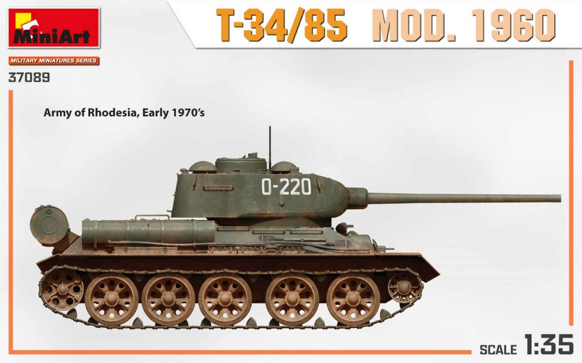 MiniArt 37089 T-34/85 MOD. 1960 1/35 – immagine 4