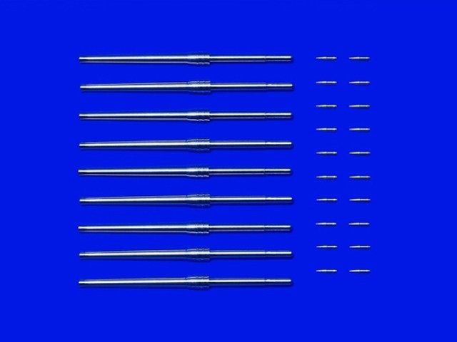 Tamiya 12643 Metal 46cm Gun Barrels / Projectiles 1/350