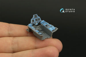 Quinta Studio QDS-48320 Su-30SM 3D-Printed &amp;amp; coloured Interior on decal paper (GWH) (Small version) 1/48 – immagine 10