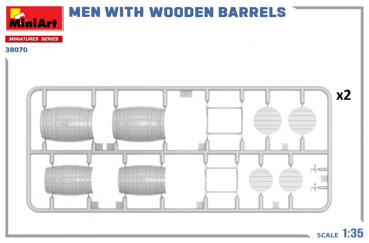 MiniArt 38070 MEN WITH WOODEN BARRELS 1/35 – imagen 6