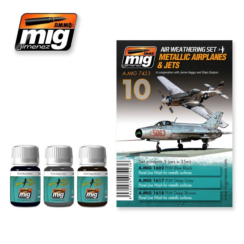 MUNITIONS de Mig Jimenez 7423 AVIONS ET JETS MÉTALLIQUES