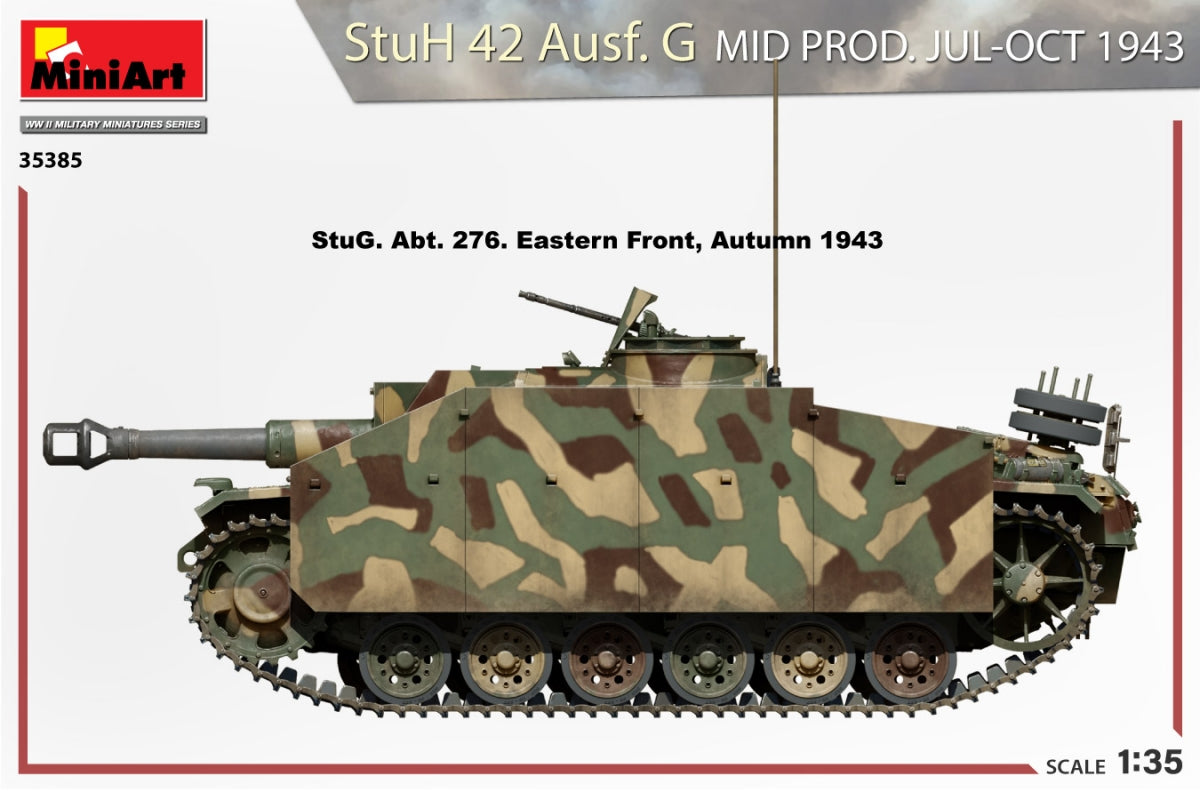 MiniArt 35385 StuH 42 Ausf. G MID PROD. JUL-OCT 1943 1/35 – zdjęcie 8