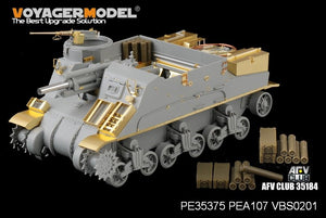 Voyager Model PE35375 WWII U.S. M7 Priest Mid Production w/Ammunition case/telephone set for DRAGON 6637 1/35 – imagen 2