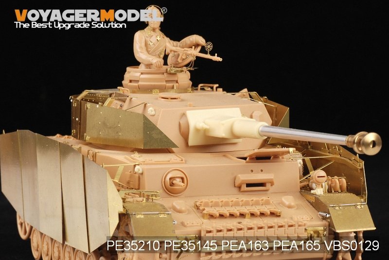Voyager modèle PEA165 Panzer allemand de la seconde guerre mondiale.IV Ausf.H/J schürzen (pour TAMIYA 35209 35181) 1/35 – image 6