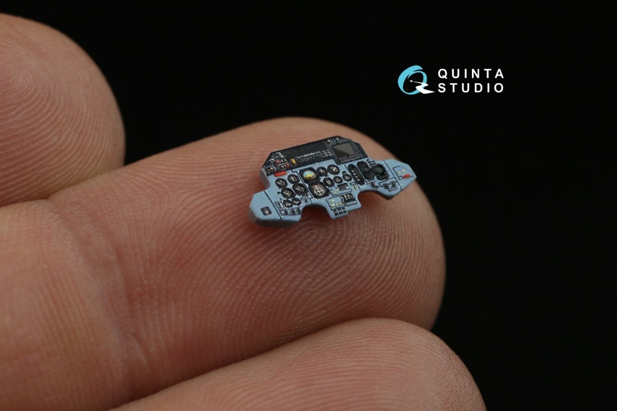 Quinta Studio QD72033 Su-33 3D-Printed &amp;amp; coloured Interior on decal paper (Zvezda) 1/72 – immagine 12
