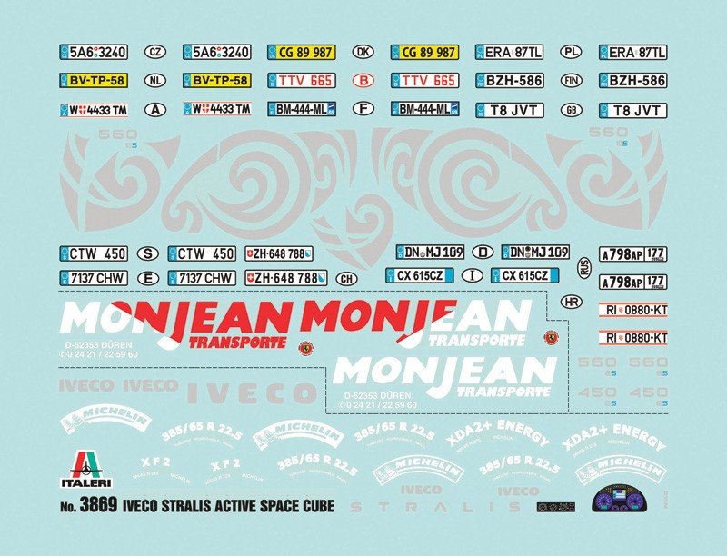 Italeri 3869 IVECO Stralis Active Space 1/24 – immagine 9