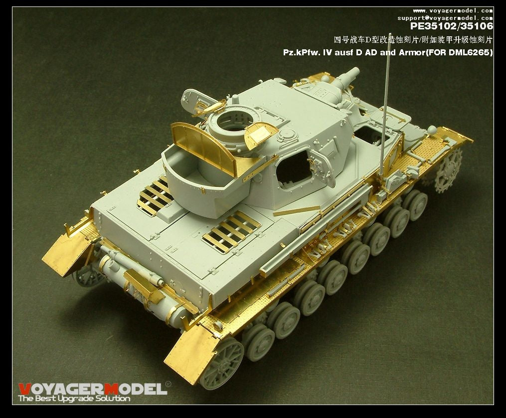 Voyager Model PE35102 Pz.KPfw. IV Ausf D For DRAGON 6265 1/35 – image 4