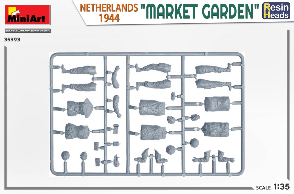 MiniArt 35393 MARKET GARDEN NETHERLANDS 1944. RESIN HEADS 1/35 – Bild 6