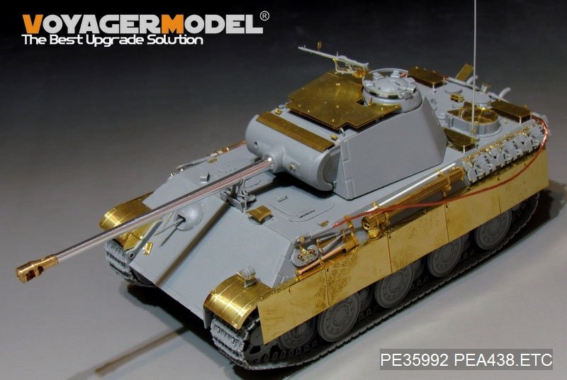 Voyager Model PEA438 WWII German Panther A/G Pz.Rgt.26 Anti Aircraft Armor（For TAKOM 2119/2120/2121) 1/35 – immagine 5