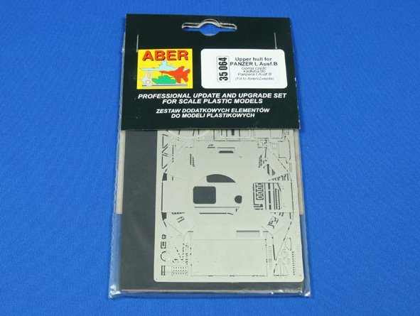 Aber 35064 PzKpfw I Ausf.B - gorna czesc kadluba (ITA,ZVE) 1/35 – zdjęcie 3