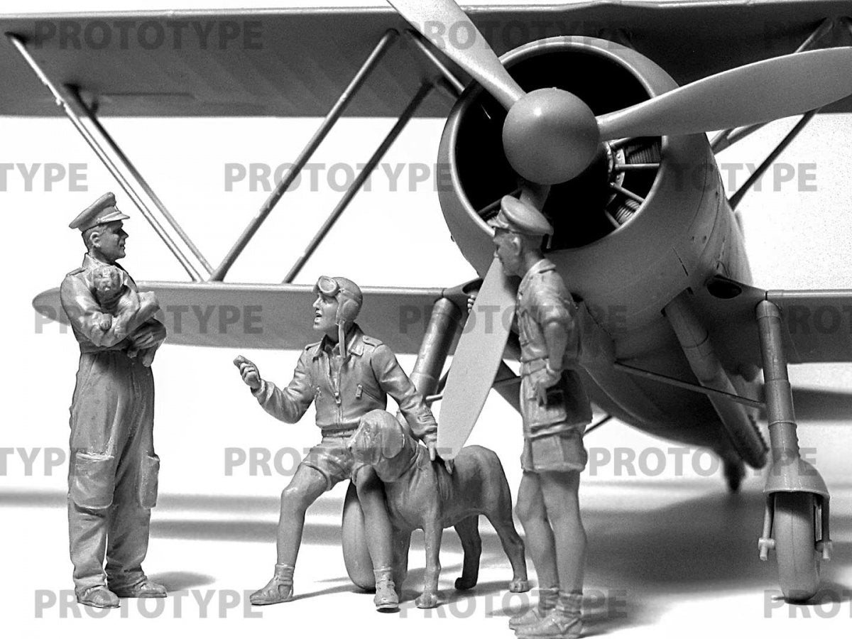 ICM 32110 Italian Pilots in tropical uniforms 1/32 – immagine 3