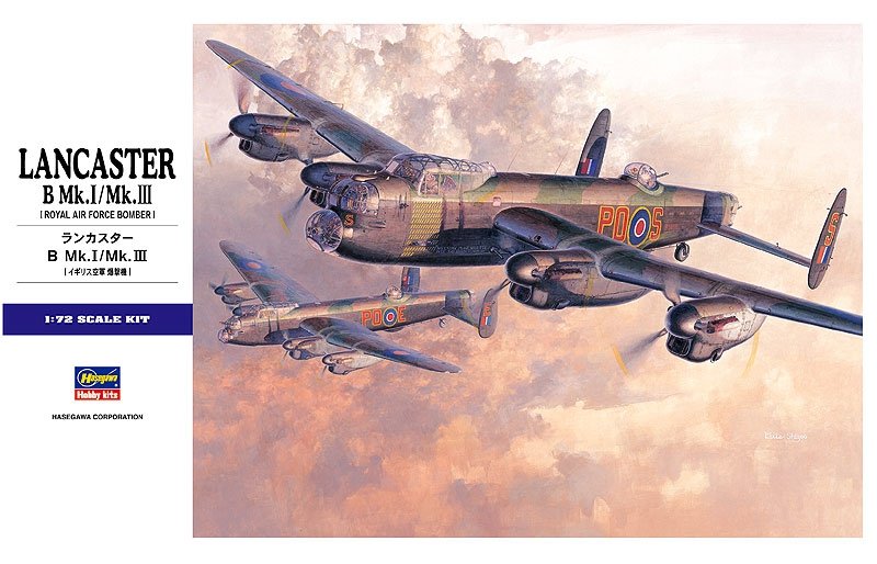 Hasegawa E23 Lancaster B.Mk.I/Mk.III 1/72