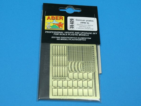 Aber 35A029 Niemieckie tablice rejestracyjne (II Wojna Światowa) 1/35 – Bild 3