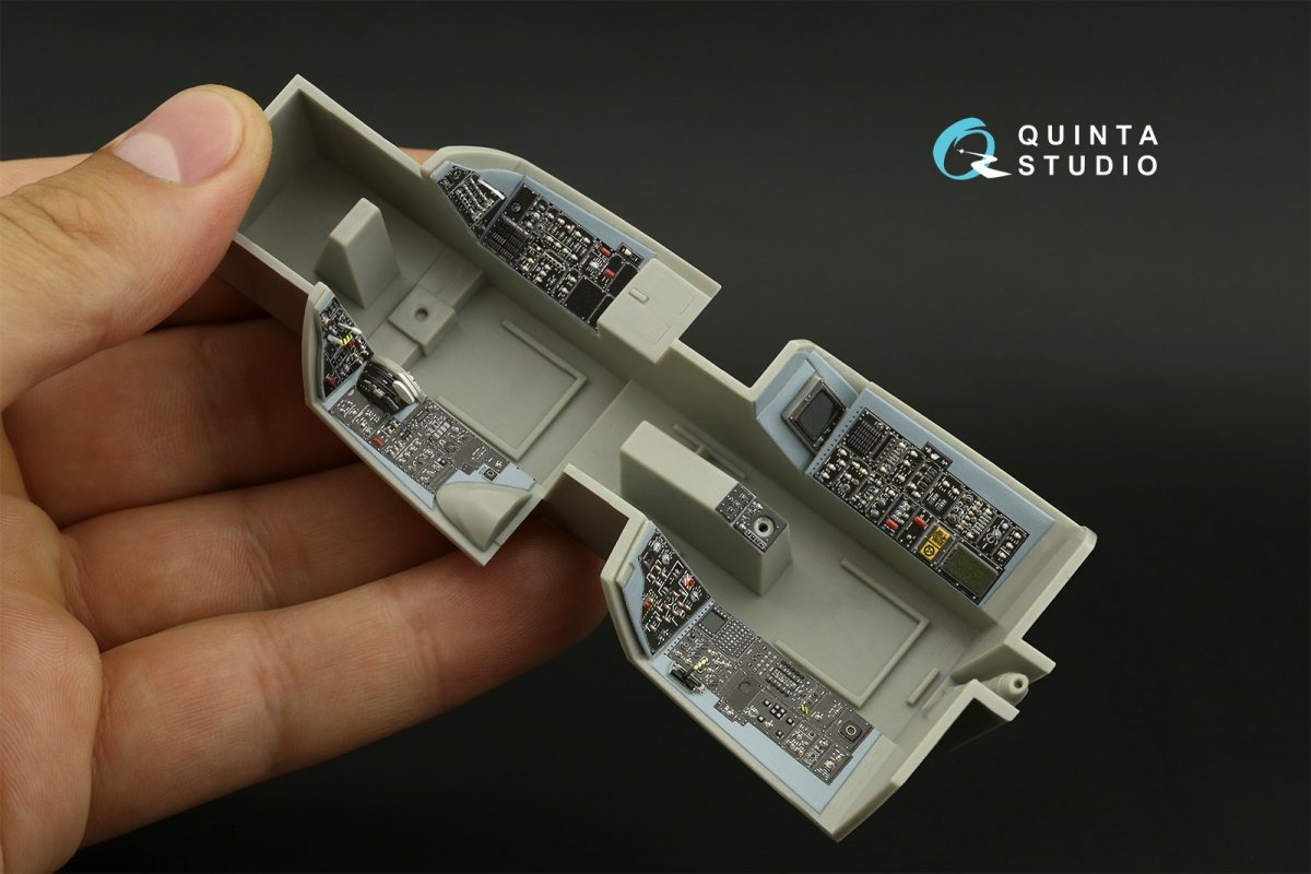 Quinta Studio QDS-32099 F-14B 3D-Printed &amp;amp; coloured Interior on decal paper (Trumpeter) (Small version) 1/32 – immagine 4