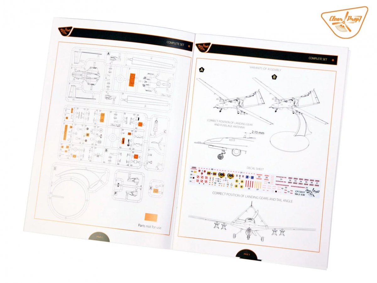 Clear Prop! CP72037 TB.2 UAV in Polish service STARTER KIT 1/72 – immagine 11