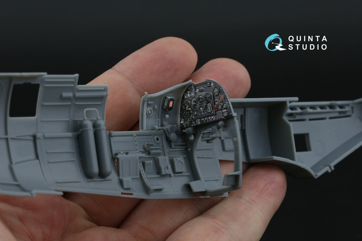 Quinta Studio QD32244 Spitfire Mk.V 3D-Printed &amp;amp; coloured Interior on decal paper (Kotare) 1/32 – immagine 7