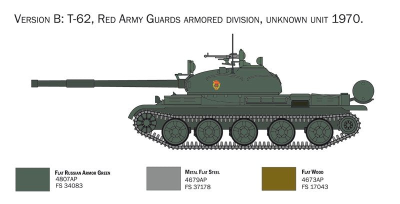 Italeri 7006 T-62 Char russe 1/72 – image 5