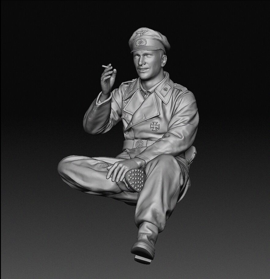 Das Werk DW16007 German Tank Commander 1/16 – zdjęcie 2