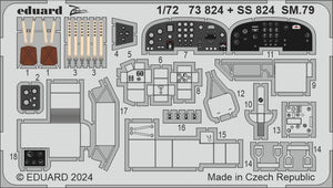 Eduard 73824 SM.79 interior ITALERI 1/72