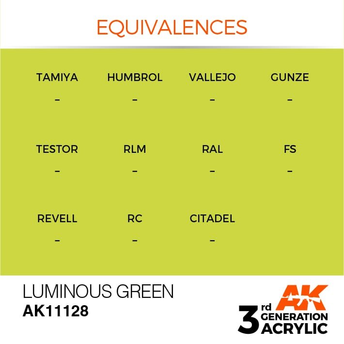 AK Interactive AK11128 LUMINOUS GREEN – STANDARD 17ml – imagen 3