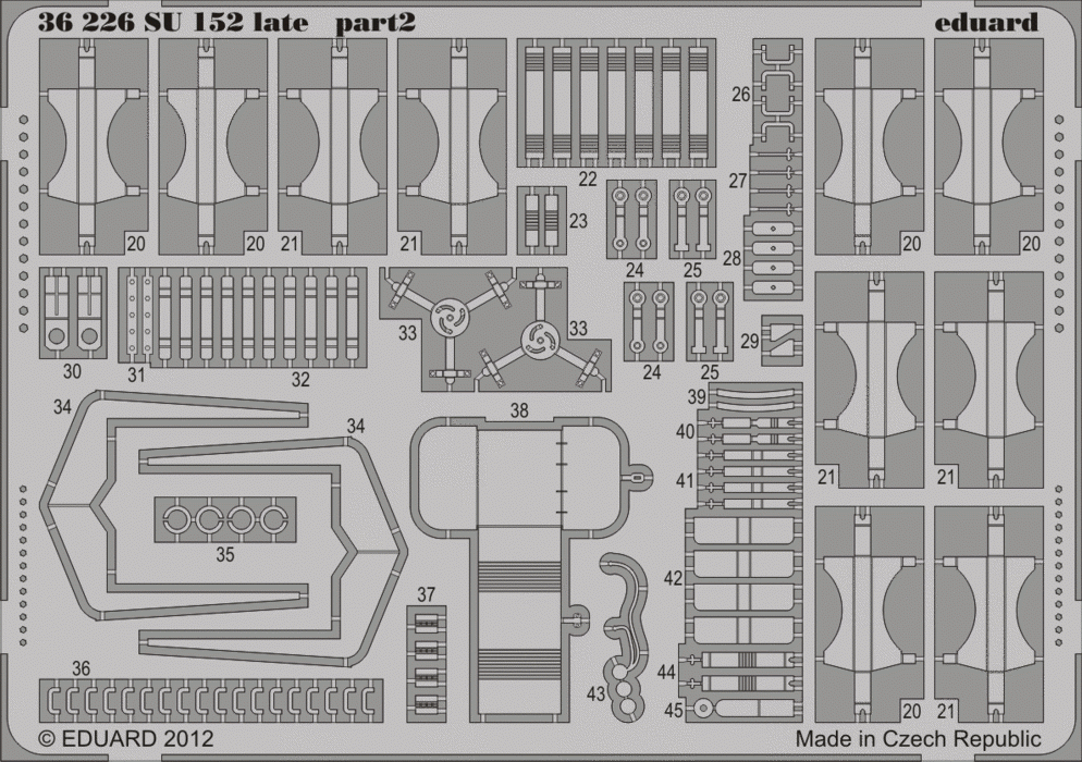 Eduard 36226 SU 152 late 1/35 Trumpeter