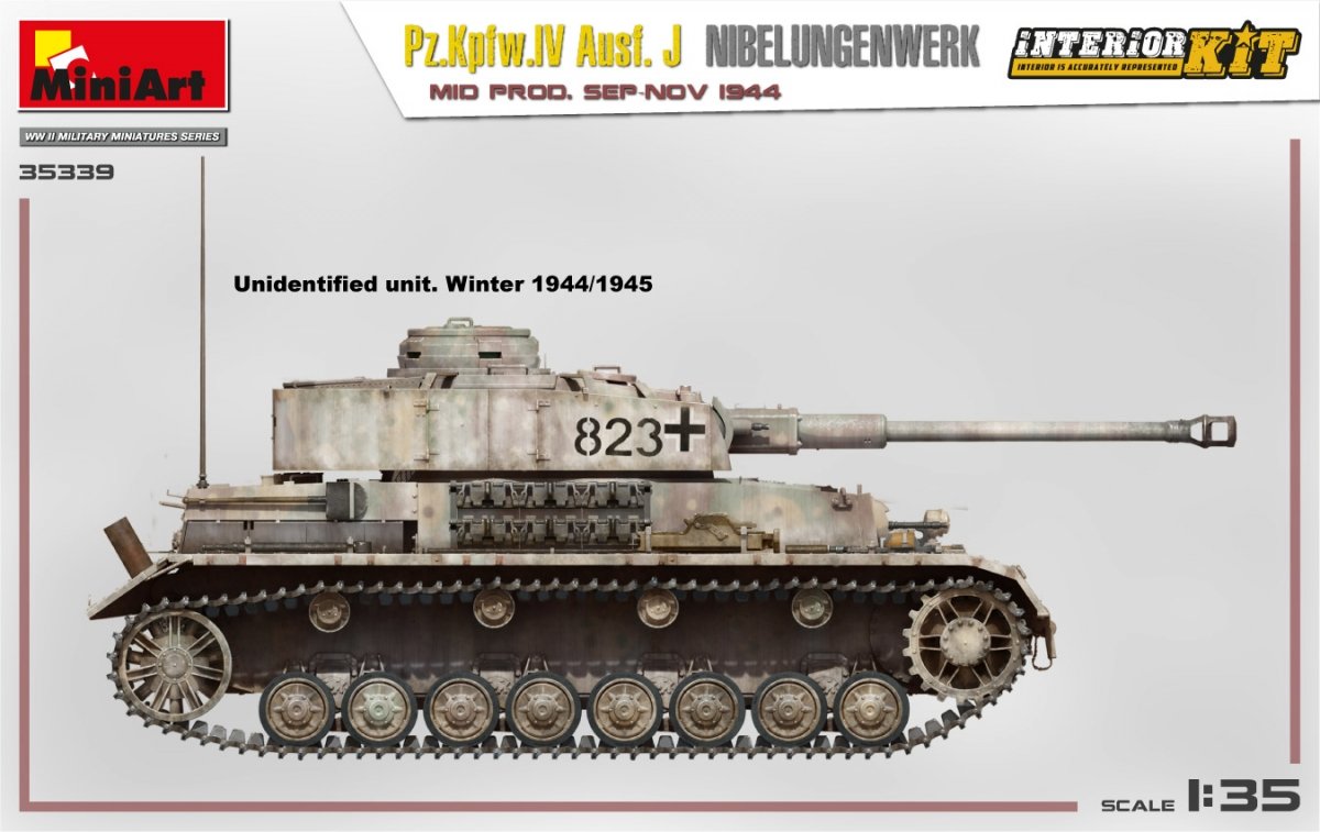 MiniArt 35339 Pz.Kpfw.IV Ausf. J Nibelungenwerk. MID PROD. SEP-NOV 1944 INTERIOR KIT 1/35 – immagine 10