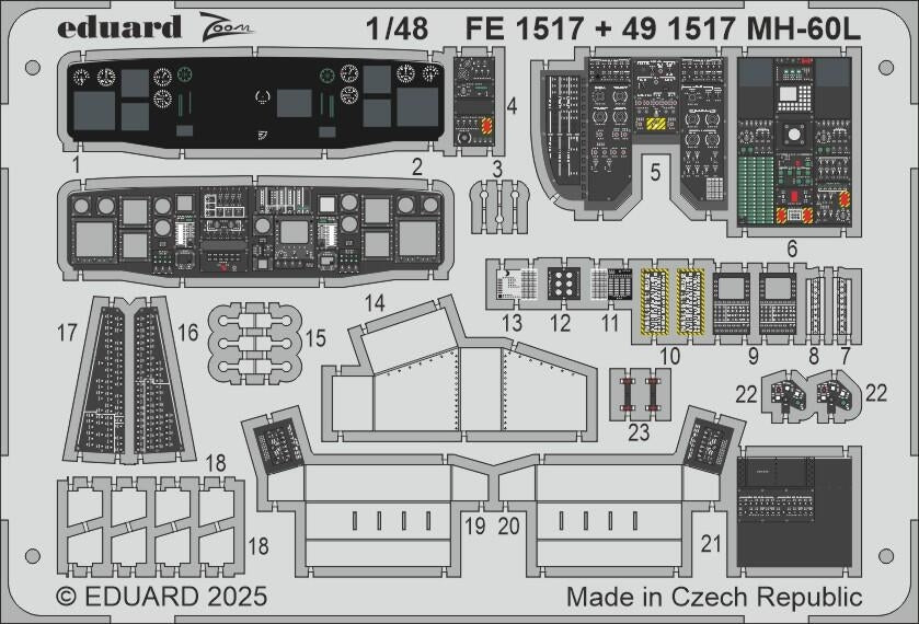 Eduard 491517 MH-60L ICM 1/48