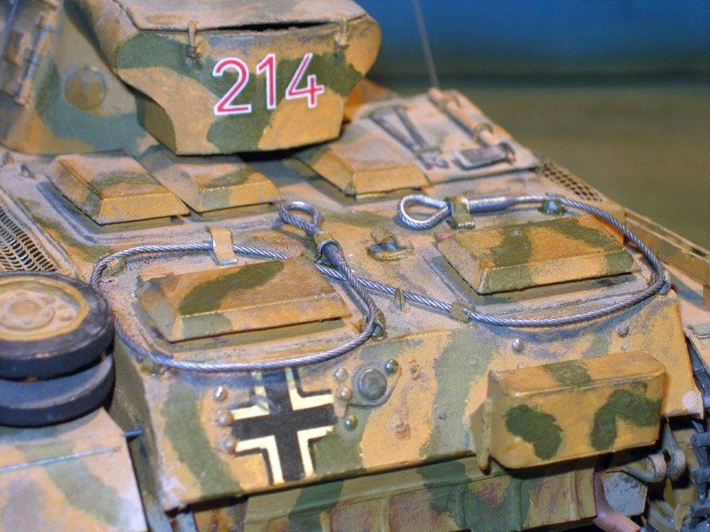 Eureka XXL ER-2506 Towing cable for Pz.Kpfw.IV Tank 1/25 – imagen 7
