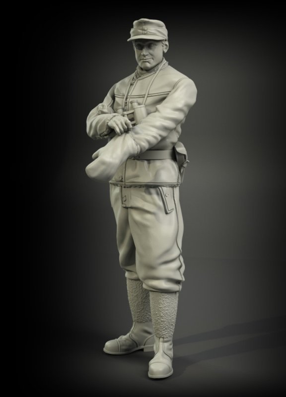 Panzer Art FI35-028 Chemise d'hiver d'officier de char Waffen-SS n° 2 1/35