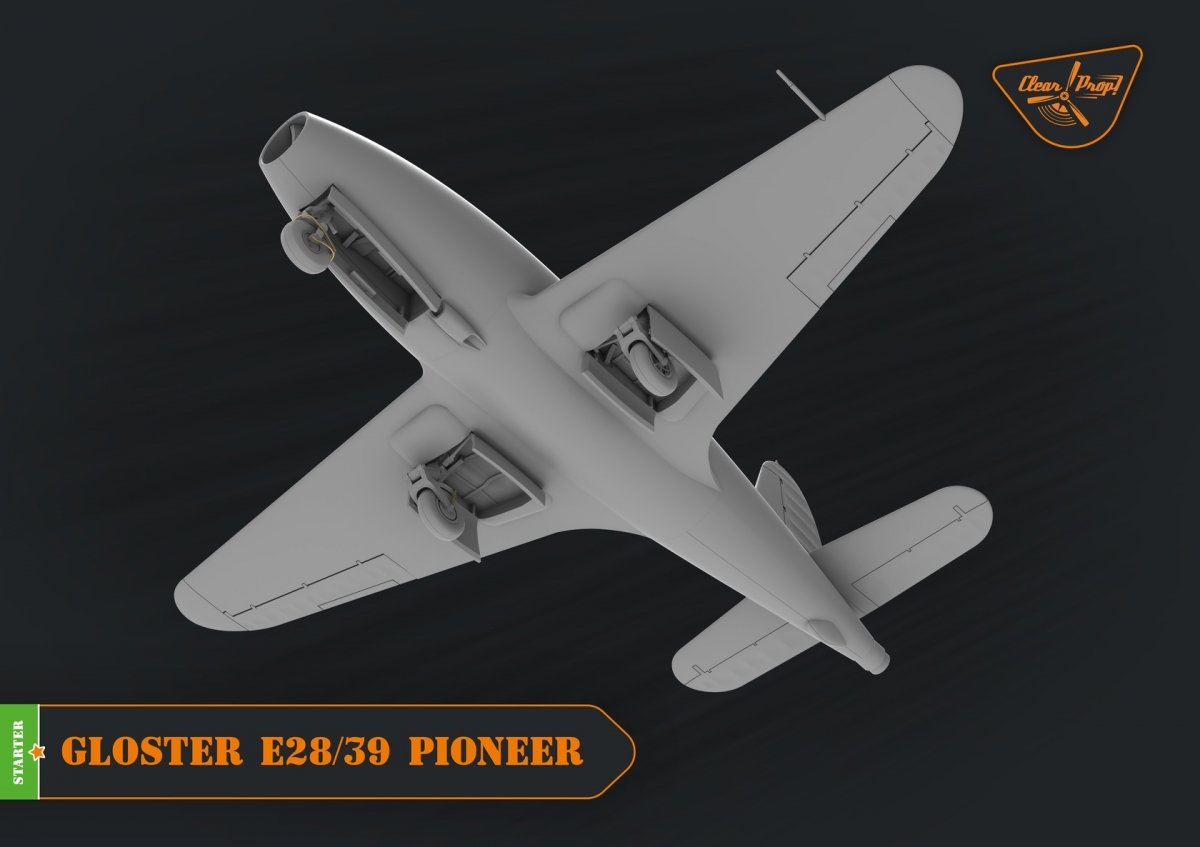Clear Prop! CP72007 GLOSTER E28/39 PIONEER STARTER KIT 1/72 – imagen 4