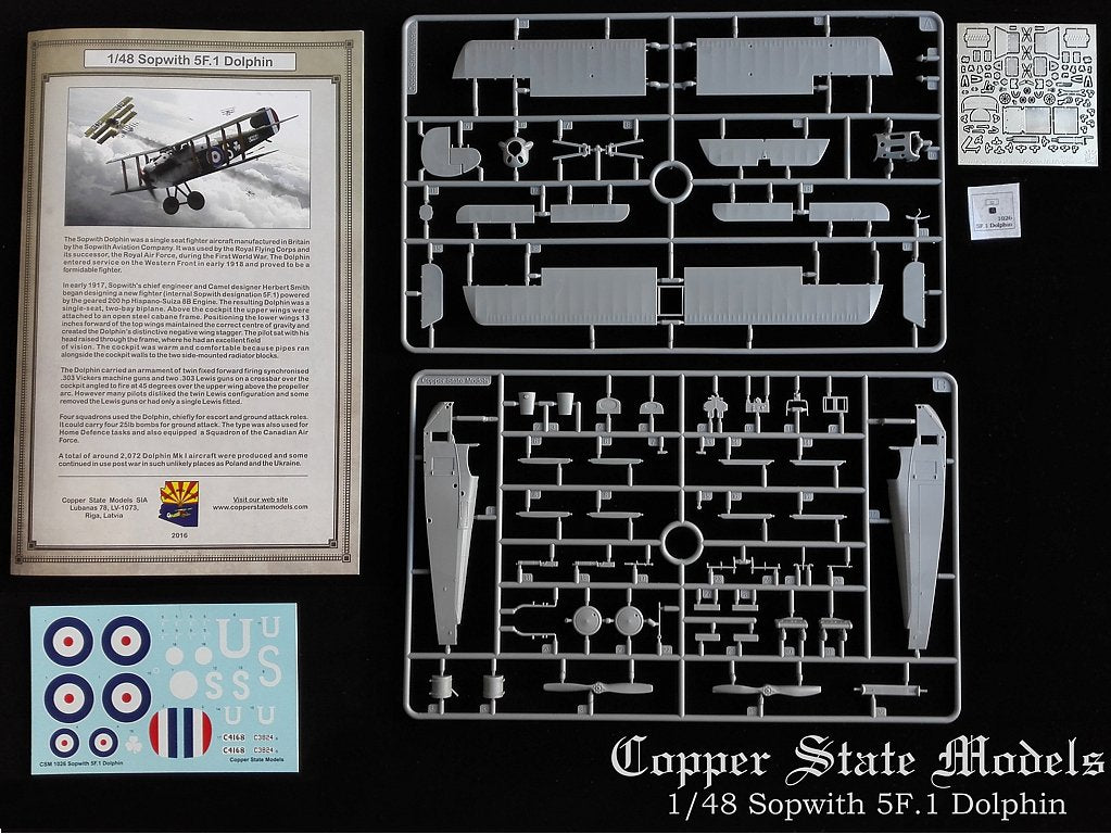 Copper State Models K1026 Sopwith 5F.1 Dolphin 1/48 – immagine 3