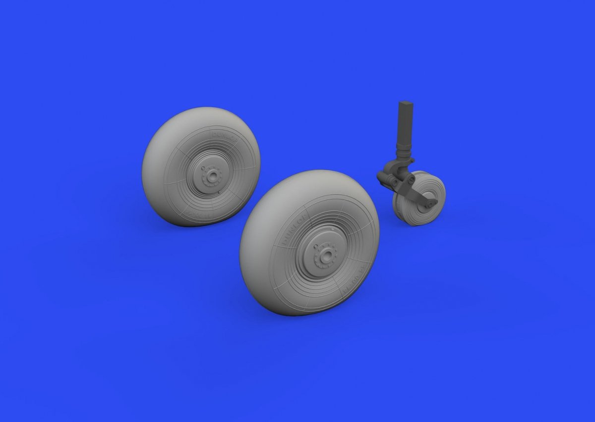 Eduard 648755 Beaufighter Mk. X wheels TAMIYA 1/48 – zdjęcie 2
