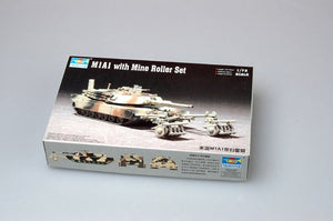 Trumpeter 07278 M1A1 avec ensemble de rouleaux de déminage (1/72) – image 2