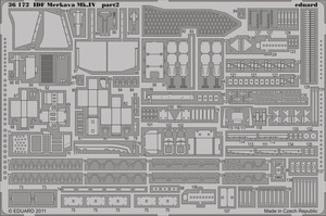 Eduard 36172 Tsahal Merkava Mk. IV 1/35 Patron de passe-temps – image 2