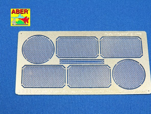 Aber 35G24 Grilles for german super heavy tank E-100 1/35