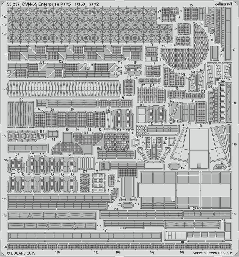Eduard 53237 CVN-65 Enterprise pt.5 1/350 TAMIYA – image 3