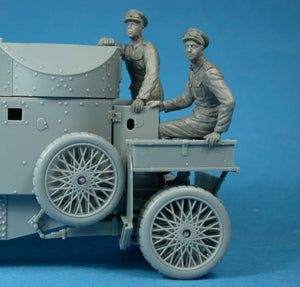 Copper State Models F35-005 British RNAS Armoured Car Division crewman observing 1/35 – immagine 3