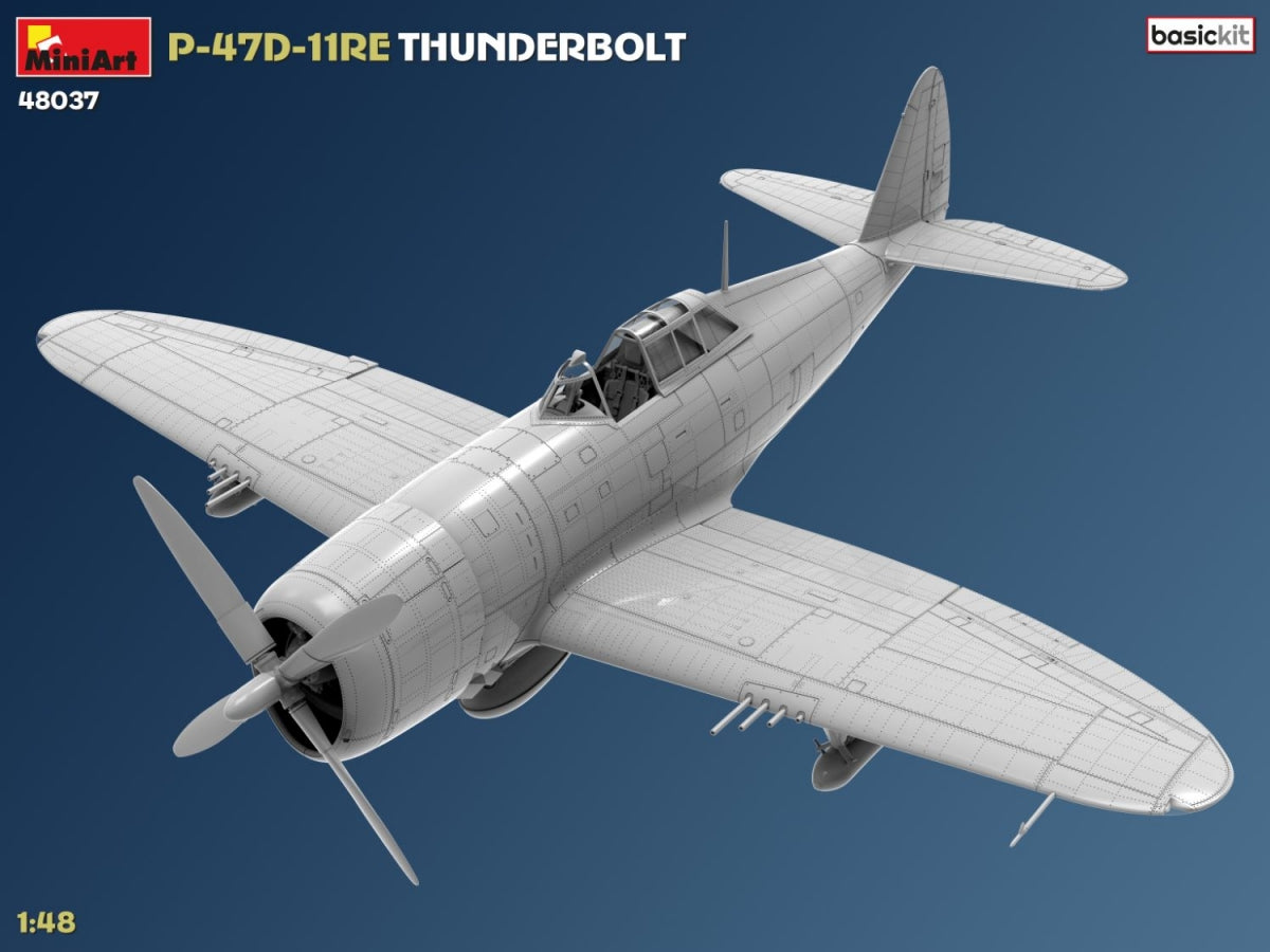 MiniArt 48037 P-47D-11RE Thunderbolt. Basic Kit 1/48 – imagen 7