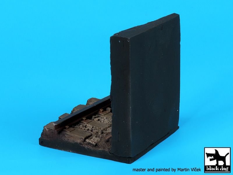Black Dog D35098 Wall with rail base 1/35 – imagen 2