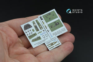 Quinta Studio QD72198 Bristol Beaufighter Mk.X 3D-Printed coloured Interior on decal paper (Hasegawa) 1/72 – Bild 3