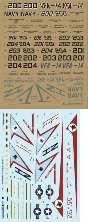 HobbyDecal AL48010V1 F/A-18E Tophatters 2008-2009 1/48 – image 5
