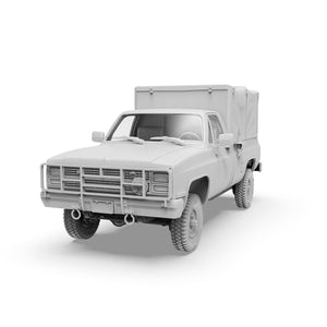 AK Interactive AK35031 M1008 TROOP CARRIER WITH TARP 1/35 – Bild 4