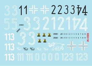 Star Decals 35-C1333 Tiger I. sPzAbt 502 n° 1. Tigres de première génération (1942-43). Échelle 1/35 – image 2