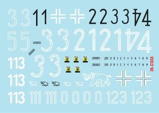 Star Decals 35-C1333 Tiger I. sPzAbt 502 n° 1. Tigres de première génération (1942-43). Échelle 1/35 – image 2