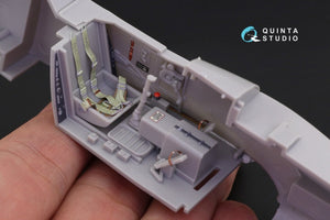 Quinta Studio QD32058 Bf 109K-4 3D-Printed &amp;amp; coloured Interior on decal paper (for Hasegawa kit) 1/32 – immagine 4