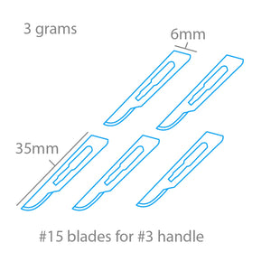 Lames Modelcraft PKN9275 n° 15 x 5 – image 2