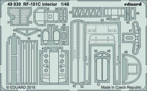 Eduard 49939 RF-101C interior 1/48 KITTY HAWK – Bild 2