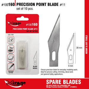 Mirage 100160 Precision Point Blade (10 pcs) – immagine 2